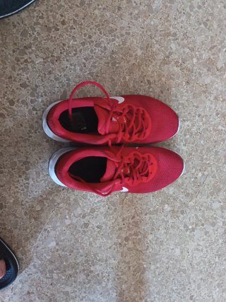 Zapatillas Nike Hombre Rojas y Blancas