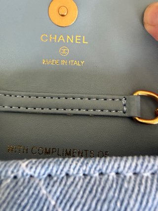 Cartera Chanel Vaquera Azul