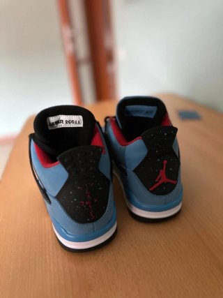 Jordan 4 Retro Travis Scott Blue Talla 42