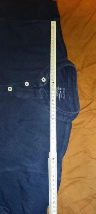Camiseta L azul Cortefiel