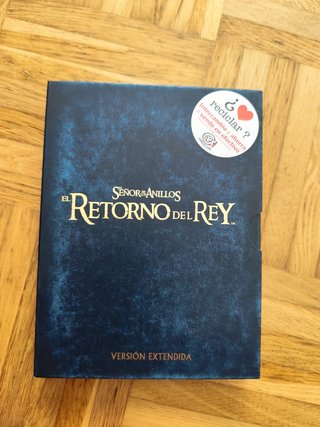 El Retorno del Rey DVD Edición Extendida