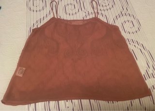 Top Lencero Lace & Beads Talla L