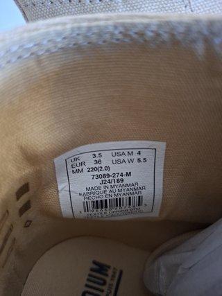 Botines Palladium Mono Chrome Talla 36 Beige