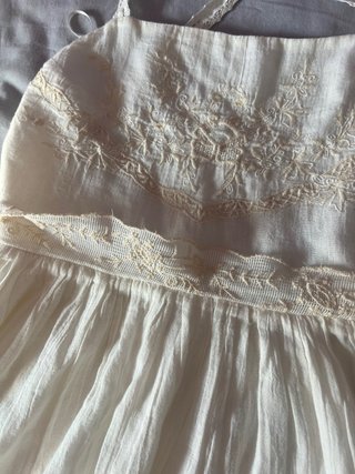 Vestido blanco Zara