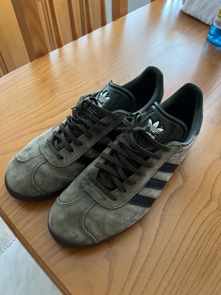 Adidas Gazelle Talla 44 Verde/Gris