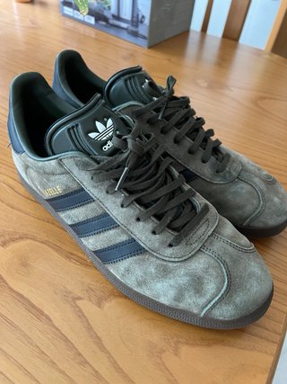Adidas Gazelle Talla 44 Verde/Gris