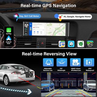 Radio Coche 1 DIN CarPlay Android Auto 240W