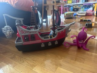 Barco Pirata Playmobil con Pulpo