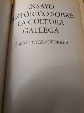 Ensayo Histórico sobre la cultura Gallega