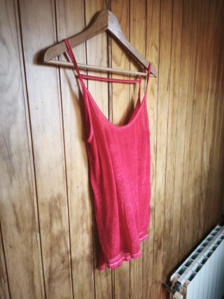 Top pijama rojo
