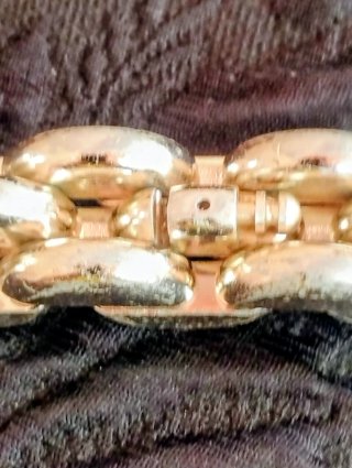 Antichità: Bracciale Vintage Swiss Made Argentato.