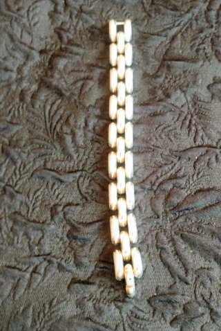 Antichità: Bracciale Vintage Swiss Made Argentato.