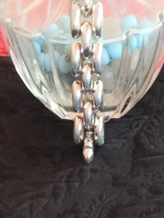 Antichità: Bracciale Vintage Swiss Made Argentato.