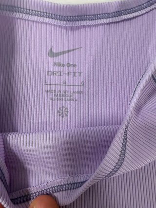 Top Nike ONE Dri-Fit Lavanda Talla L