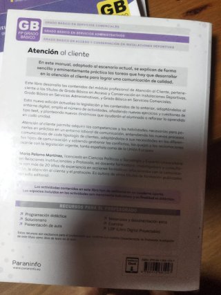 Atención al cliente 2.ª edición. FP basica