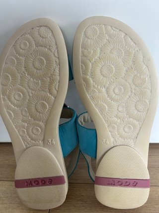 Sandalias niña Mod8 de piel natural