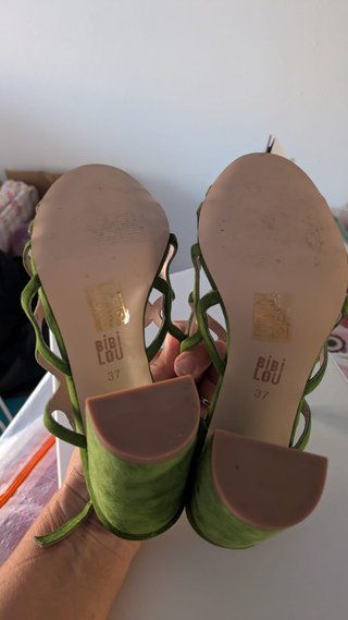 Sandalias Bibi Lou Talla 37 Verde
