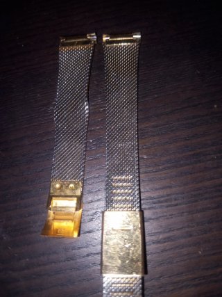 Titolo: Cinturino Vintage Maglia Milano Color Oro