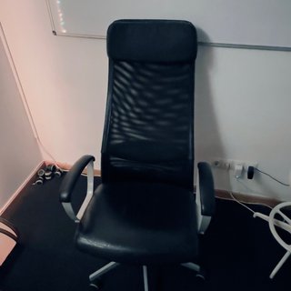 Silla de oficina Ikea negra