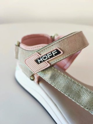Sandalias Hoff Barrow rosas y plateadas
