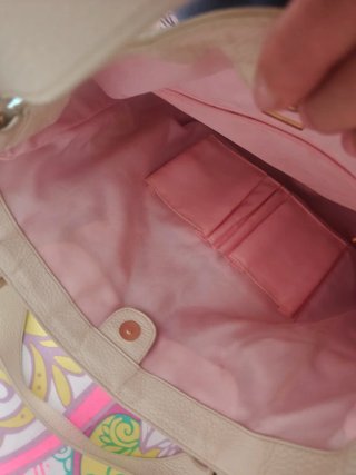 Bolso Tous de piel beige