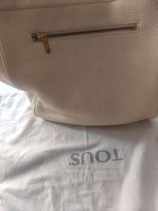Bolso Tous de piel beige