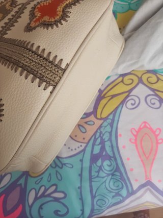 Bolso Tous de piel beige