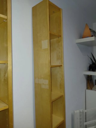 Estantería alta madera Ikea