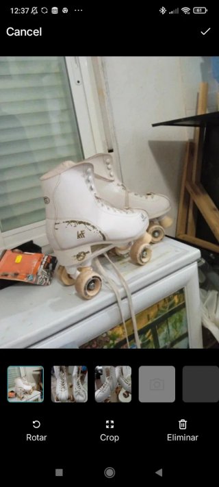 Patines blancos khf talla 40