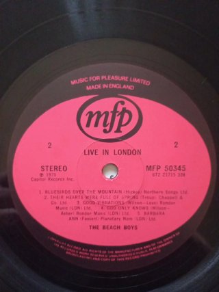 Vinilo The Beach Boys - Live in London