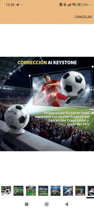 Proyector Portátil 4K Nuevo a estrenar