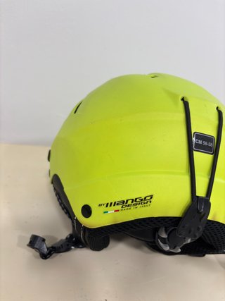 Casco esquí Mango 56-58 cm amarillo flúor
