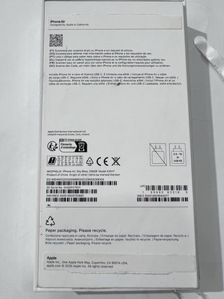 iPhone air 256Gb