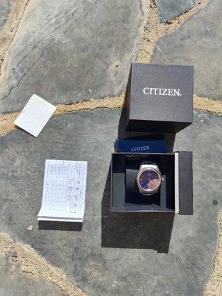 Reloj Citizen Eco-Drive Titanio Azul