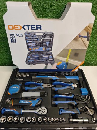 Caja de herramientas Dexter 100 piezas