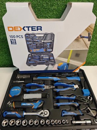 Caja de herramientas Dexter 100 piezas