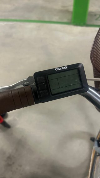 Bicicleta Eléctrica Urbana Azul