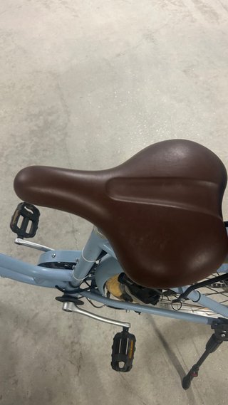 Bicicleta Eléctrica Urbana Azul