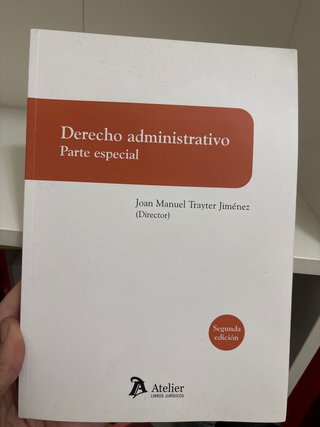 Derecho Administrativo. Parte Especial 2024