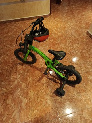 Bicicleta Monty infantil verde