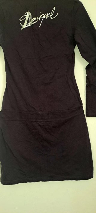 Vestido Desigual morado manga larga Y2K T.M