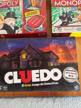 Lote: Monopoly Electrónico, Junior y Cluedo