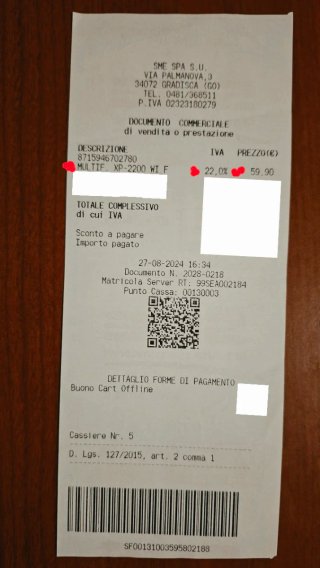 Stampante Epson XP-2200 WiFi