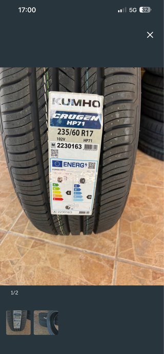 Neumático Kumho Crugen HP71 235/60 R17 102V