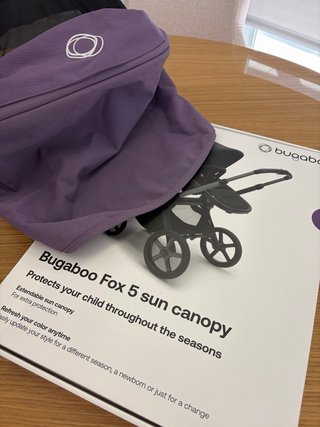 Bugaboo Fox 5 capazo, silla y capotas.