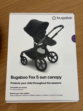 Bugaboo Fox 5 capazo, silla y capotas.