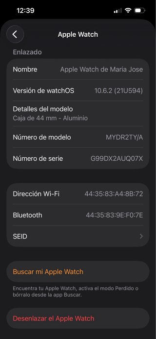 Apple Watch SE 44mm Rosa