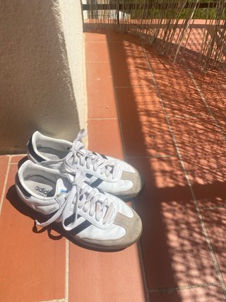 Zapatillas Adidas Samba Blancas y Negras