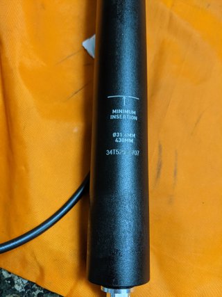 Tija Reverb Stealth Muy BUENA,Revisada. 31.6x150
