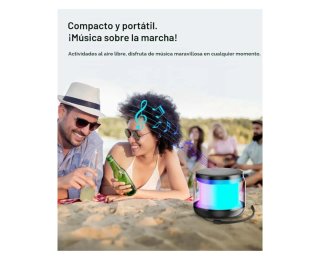 Altavoz Bluetooth Portátil Mini LED